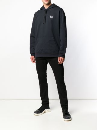 embroidered logo hoodie展示图