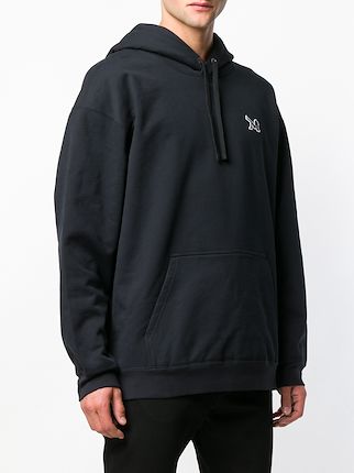 embroidered logo hoodie展示图