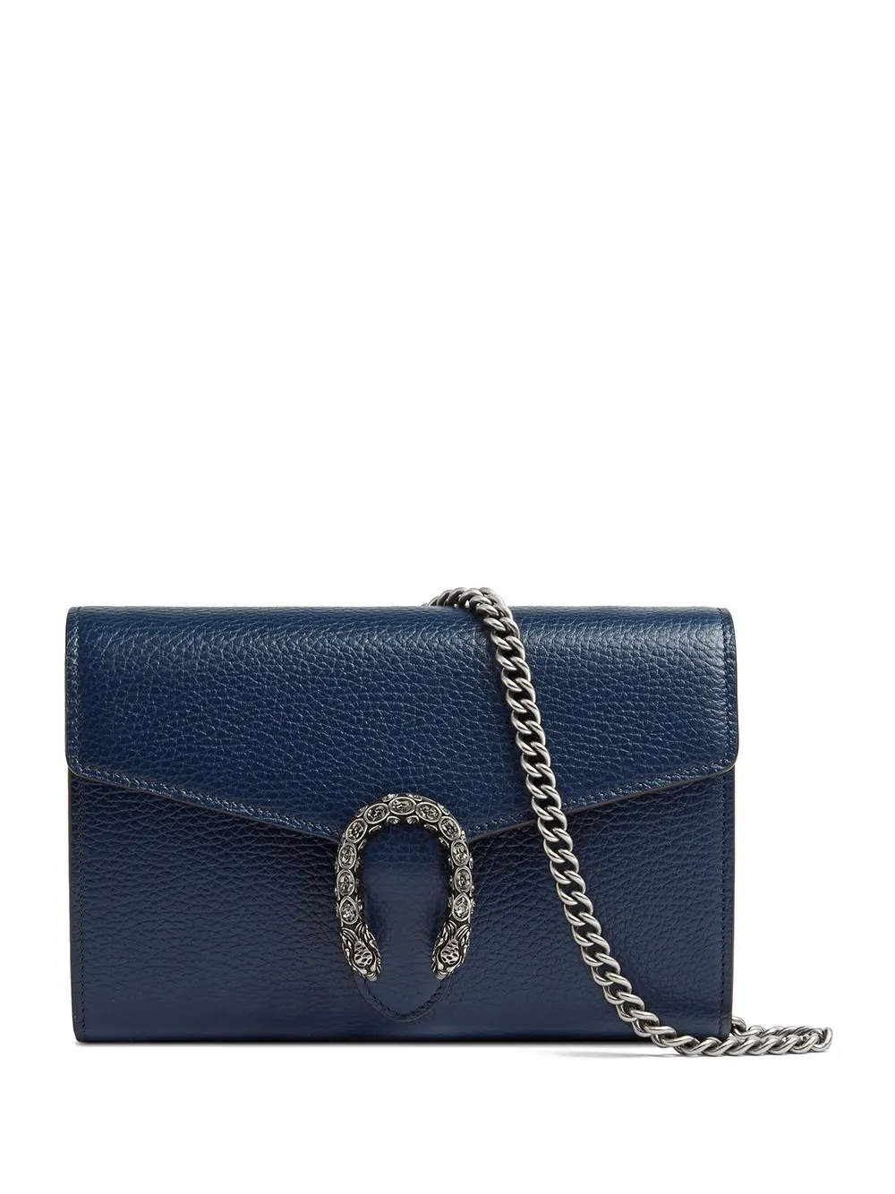 

Gucci Dionysus leather mini chain bag - Blue