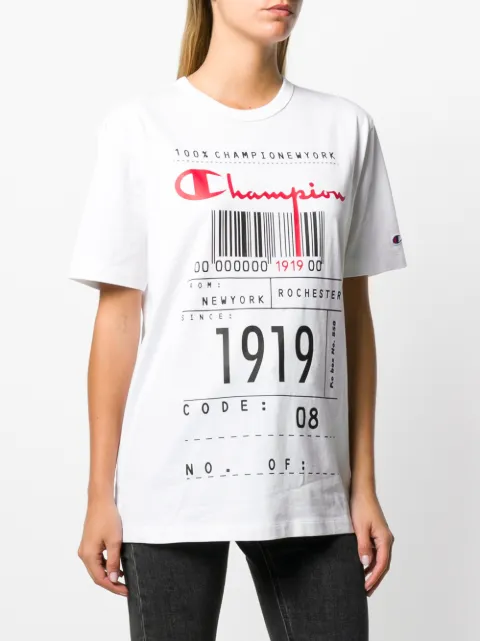 champion barcode t shirt