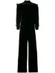 Image 1 of Philosophy Di Lorenzo Serafini ruffle detail velvet jumpsuit