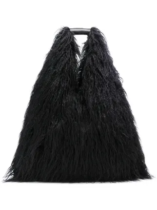 Mm6 Maison Margiela Faux Fur Shoulder Bag Farfetch Mm6 Maison Margiela Faux Fur Shoulder Bag