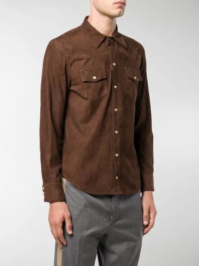 suede western shirt