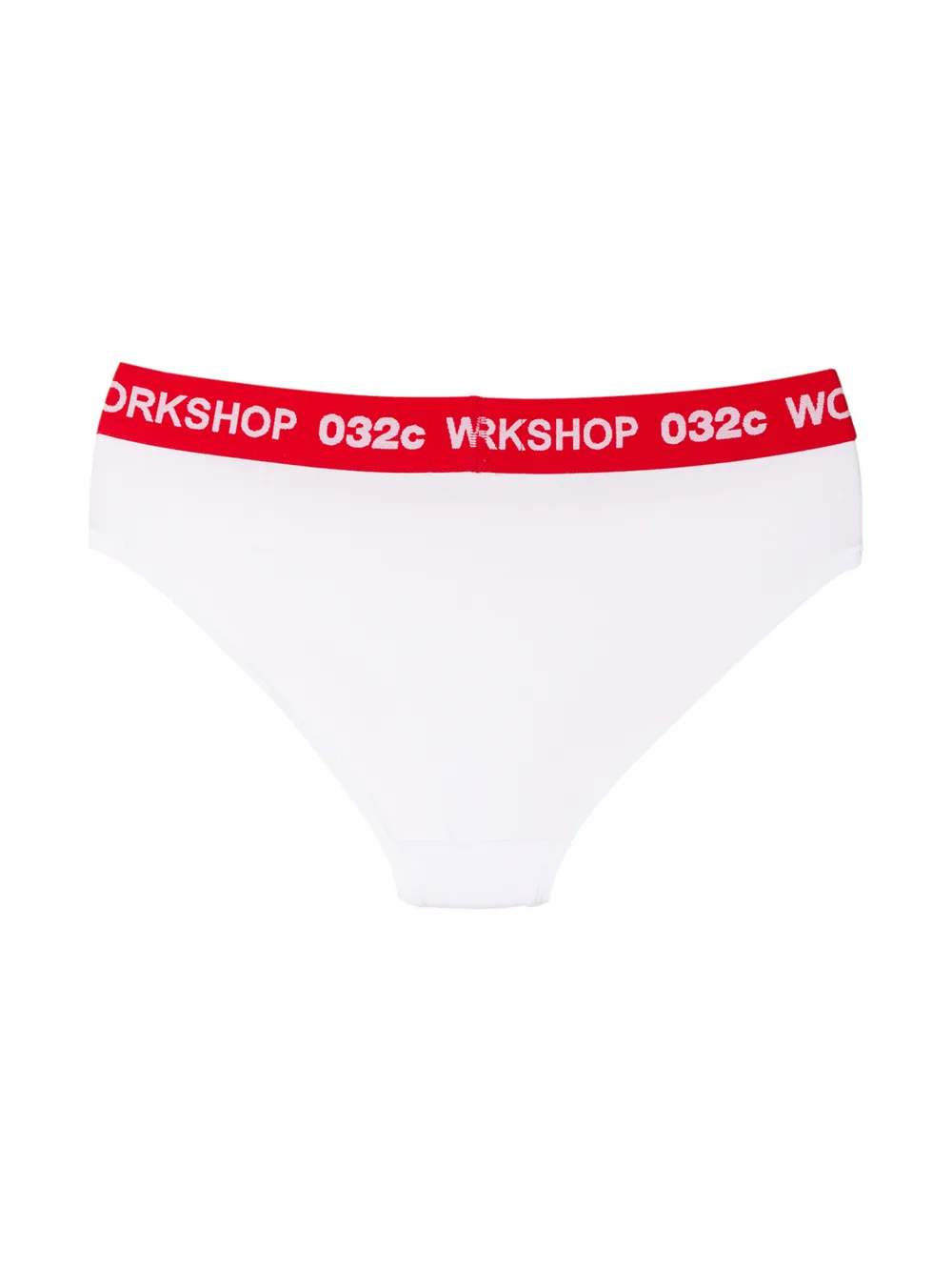 032c slip met logotailleband Wit