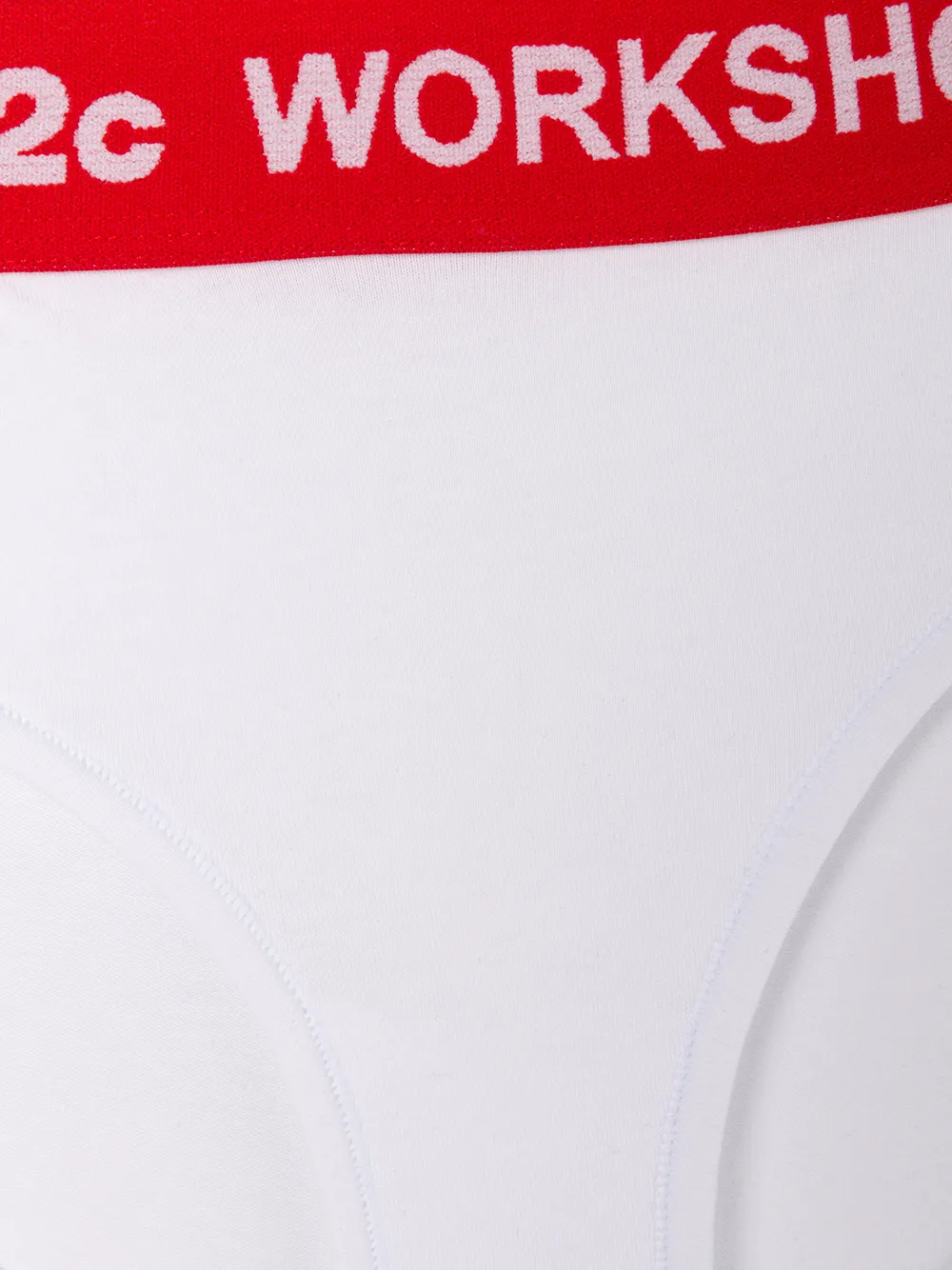 032c slip met logotailleband Wit