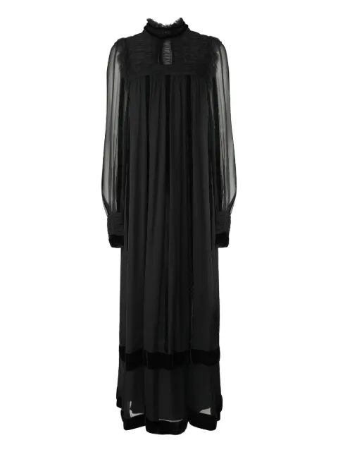Alberta Ferretti sheer maxi dress