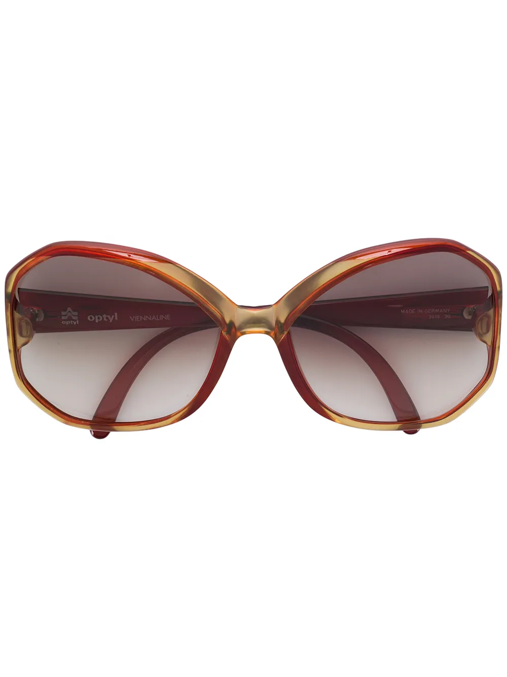 

A.N.G.E.L.O. Vintage Cult lentes de sol con armazón oversize - Rojo