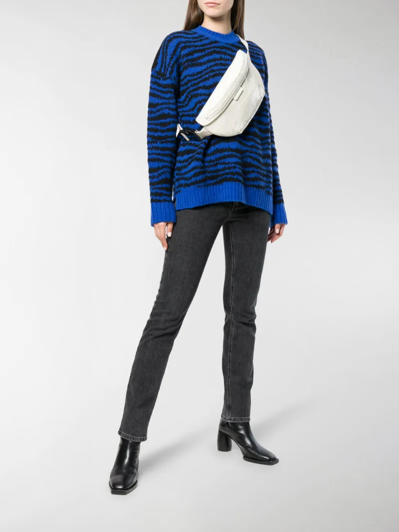 Marc Jacobs zebra print knitted sweater 