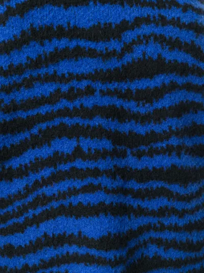 Marc Jacobs zebra print knitted sweater 