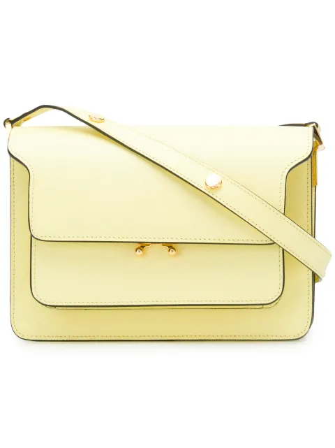 Marni Trunk Shoulder Bag - Yellow In Yellow