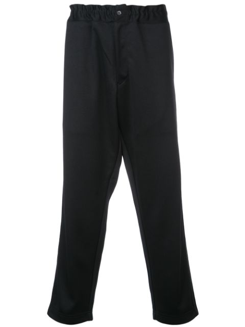 COMME DES GARÇONS HOMME DEUX COMME DES GARÇONS HOMME PLUS ELASTIC WAISTBAND TROUSERS - BLACK