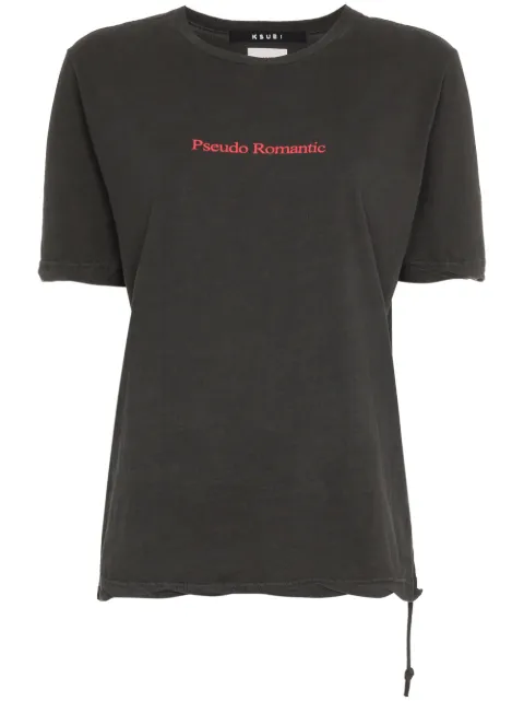 KSUBI KSUBI KSUBI PSEUDO ROMANTIC TEE CN SS BCK TO B - 黑色