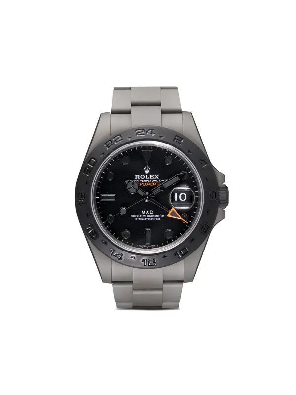 Mad Paris Black Mad Rolex Explorer Ii Watch