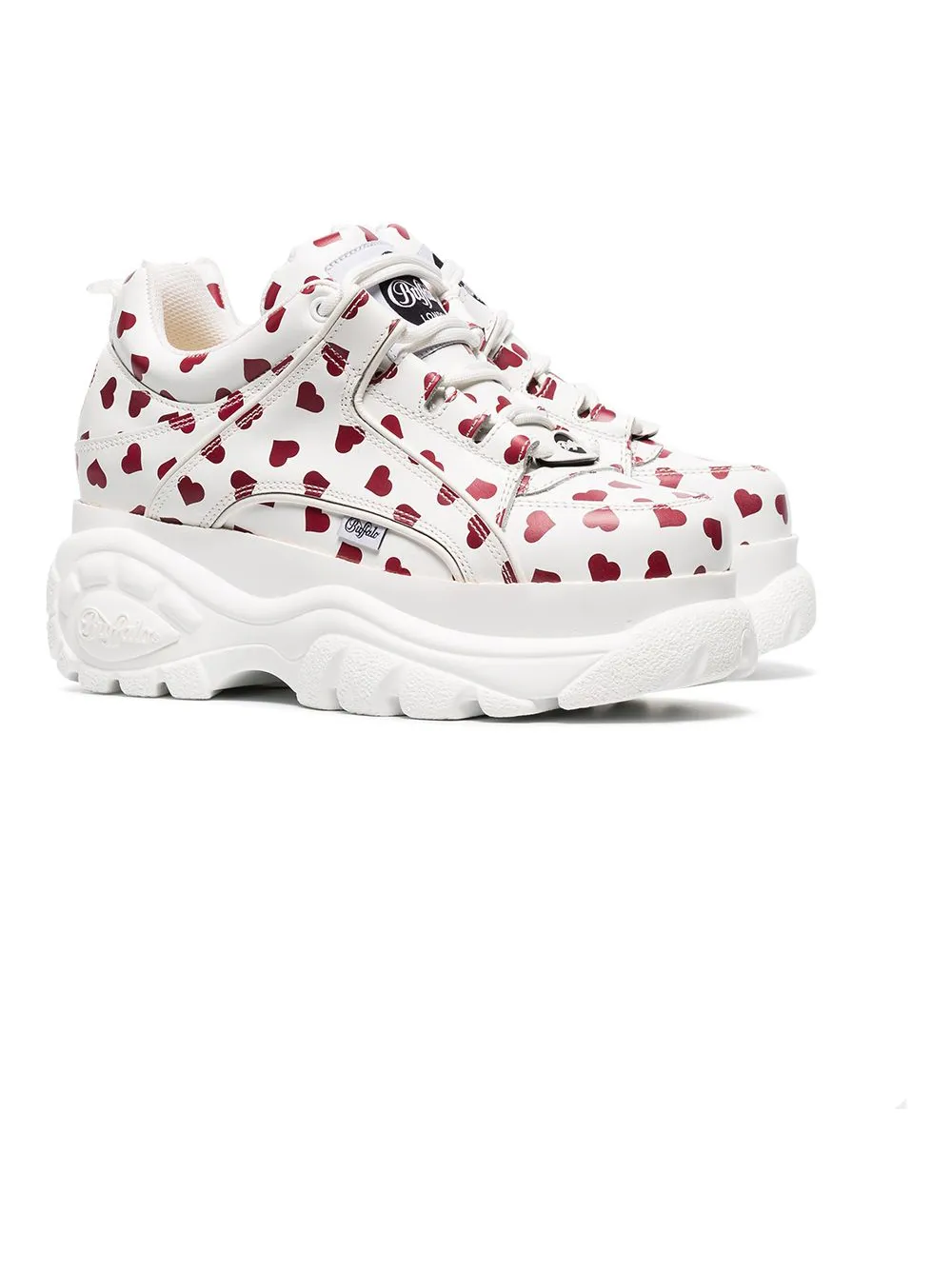 heart platform sneakers