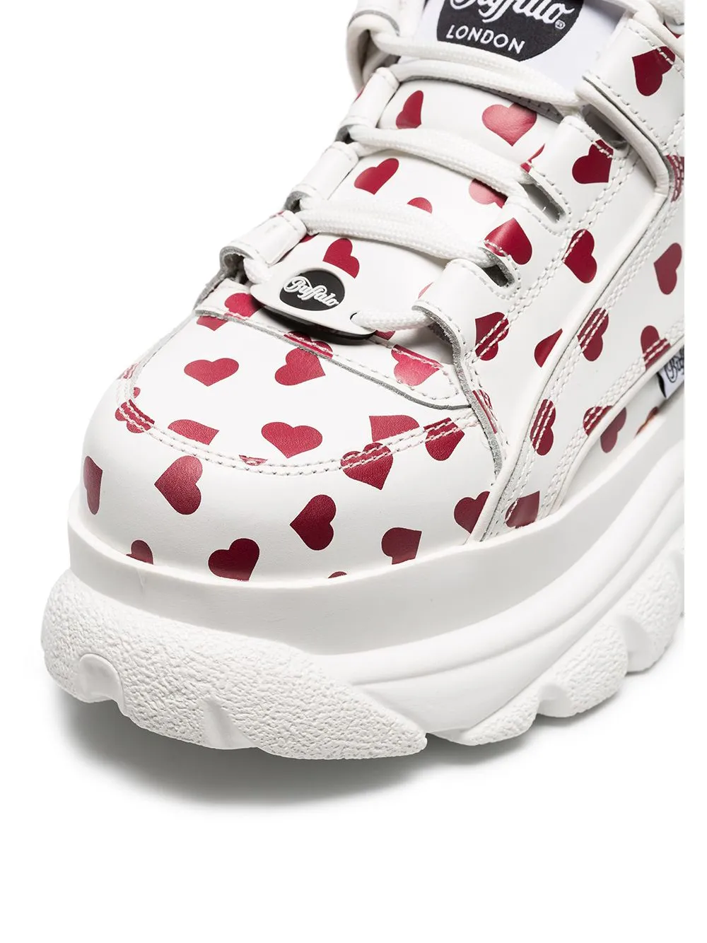 heart platform sneakers
