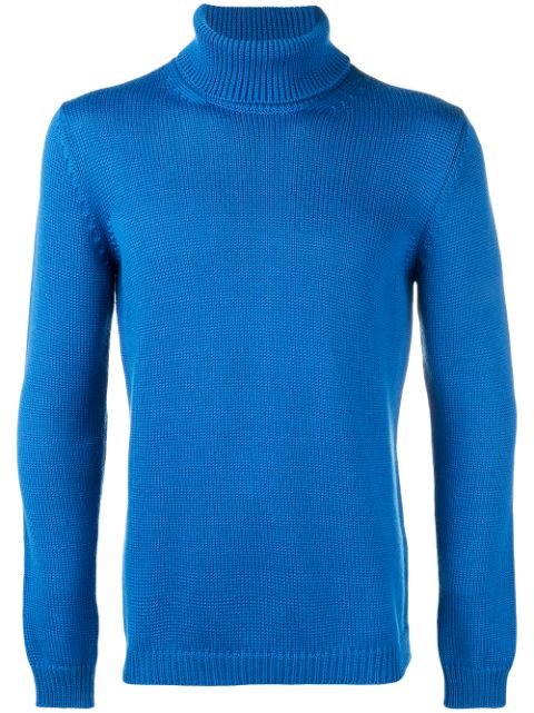 ROBERTO COLLINA ROBERTO COLLINA TURTLENECK JUMPER - 蓝色