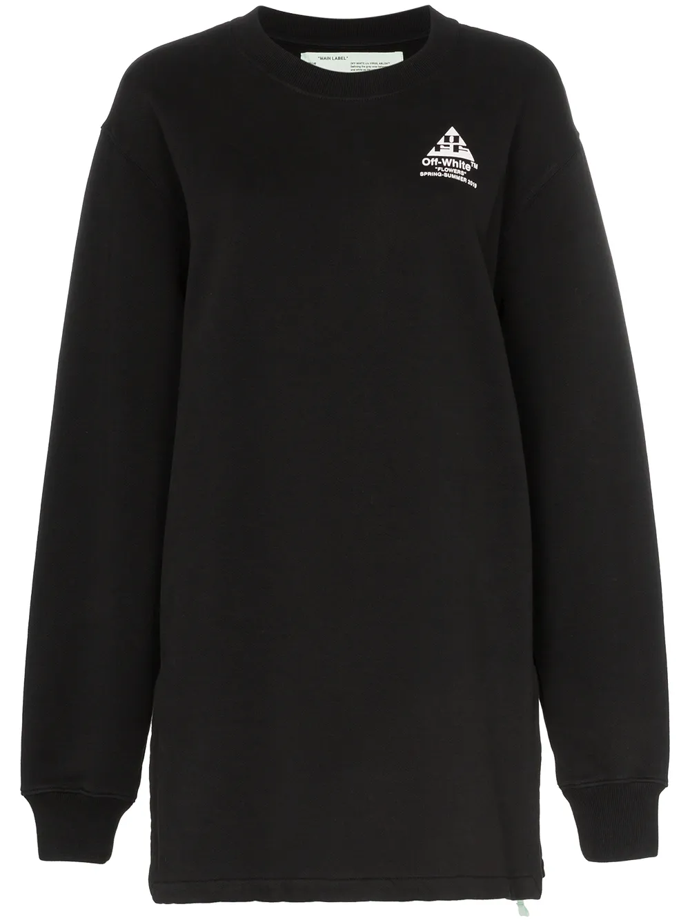 Off-White robe-sweat à logo - Noir Off-White robe-sweat à logo - Noir