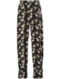 Off-White Floral Design Jogger Pants ""Black""