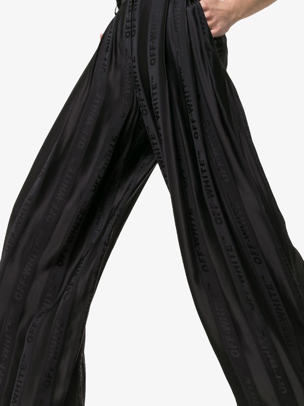 off white wide leg pants