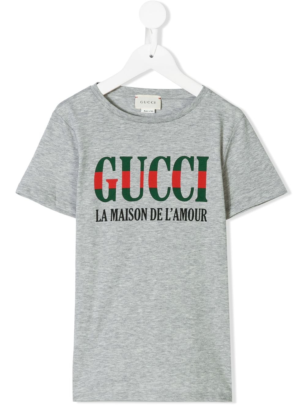фото Gucci kids футболка с принтом логотипа