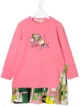 الصورة 1 من Emilio Pucci Junior فستان واسع بأكمام طويلة