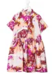 الصورة 1 من Emilio Pucci Junior فستان وردي بأكمام قصيرة