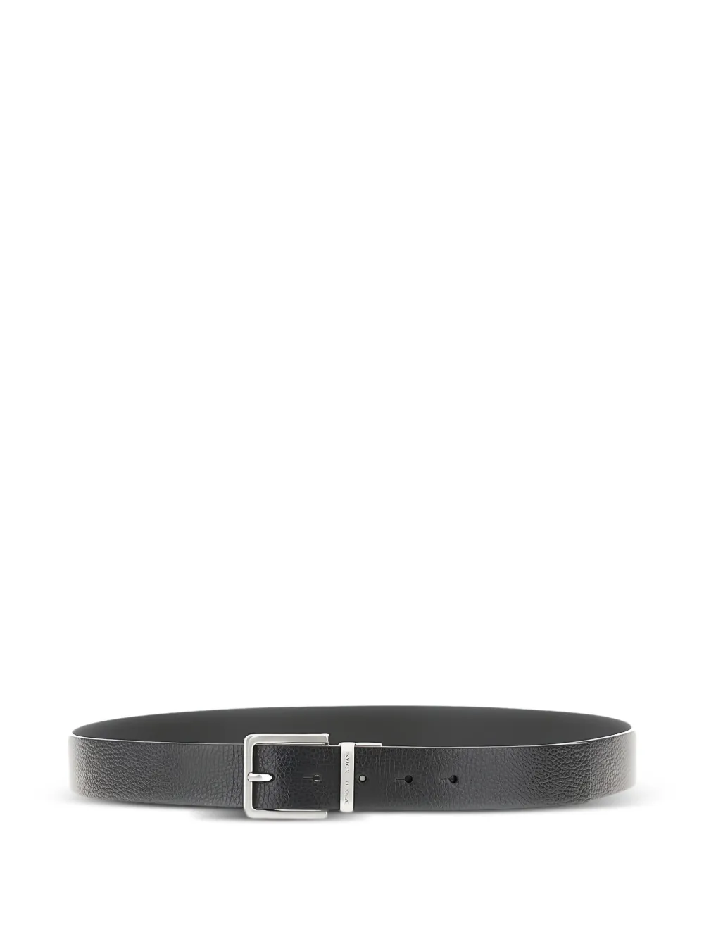 Emporio Armani logo buckle belt Zwart