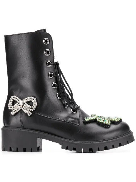 anfibi twin set con perle