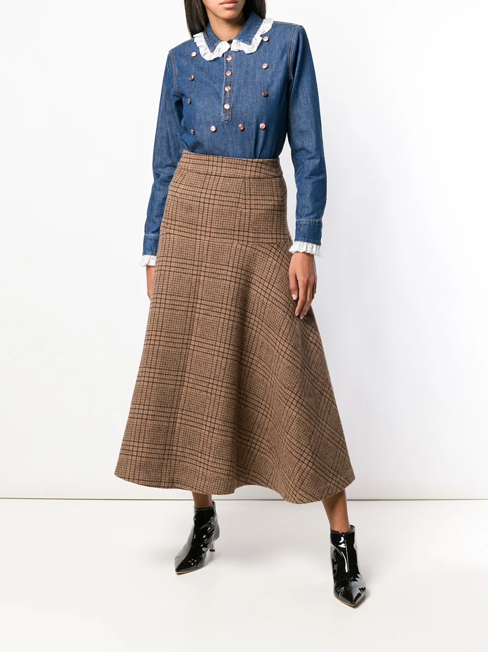 Philosophy Di Lorenzo Serafini loose fitted shirt - Blauw