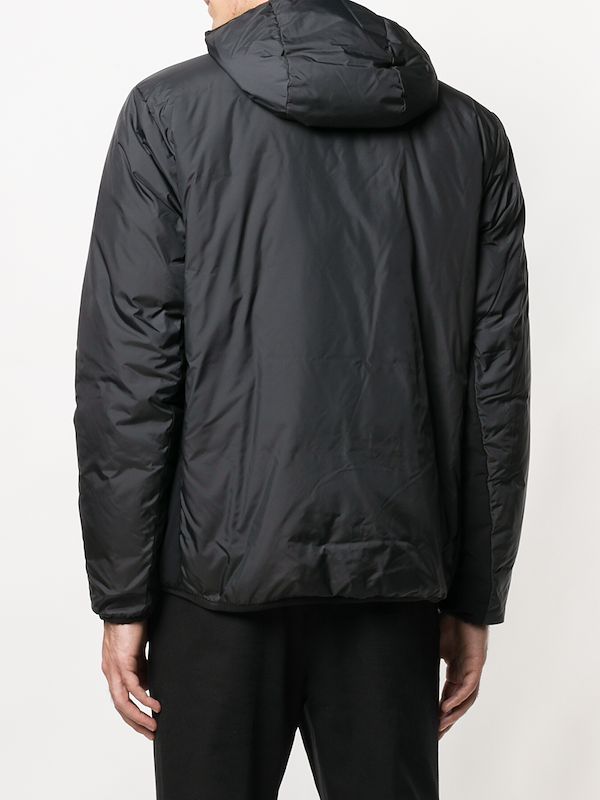 theory hooded down coat