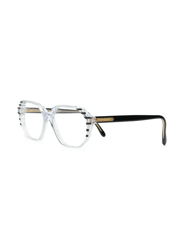 Yves Saint Laurent Pre-Owned Occhiali a Righe - Farfetch