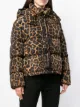 Moncler Jacke mit Animal-Print