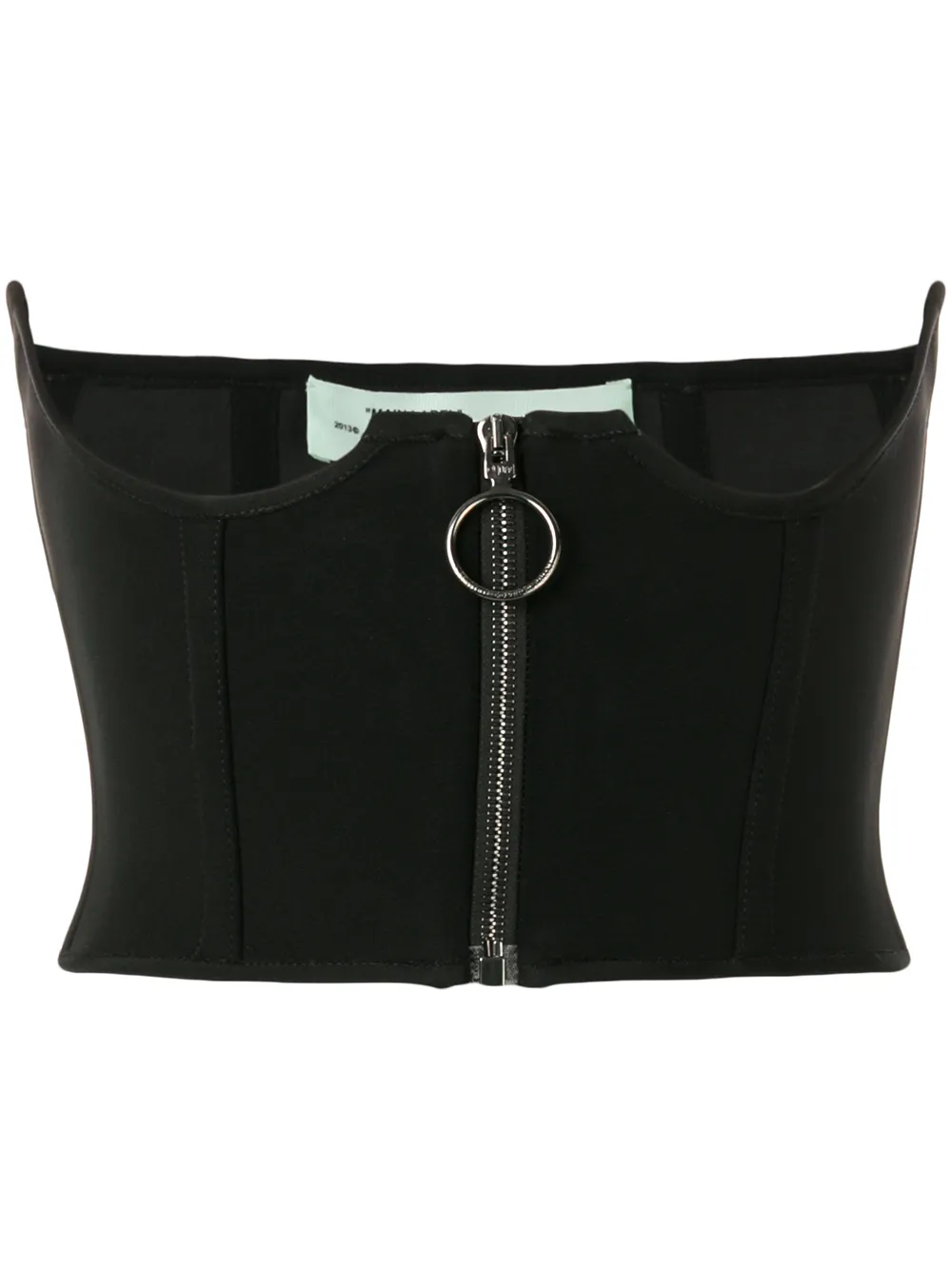 Off-White Corsetto senza coppe - Nero