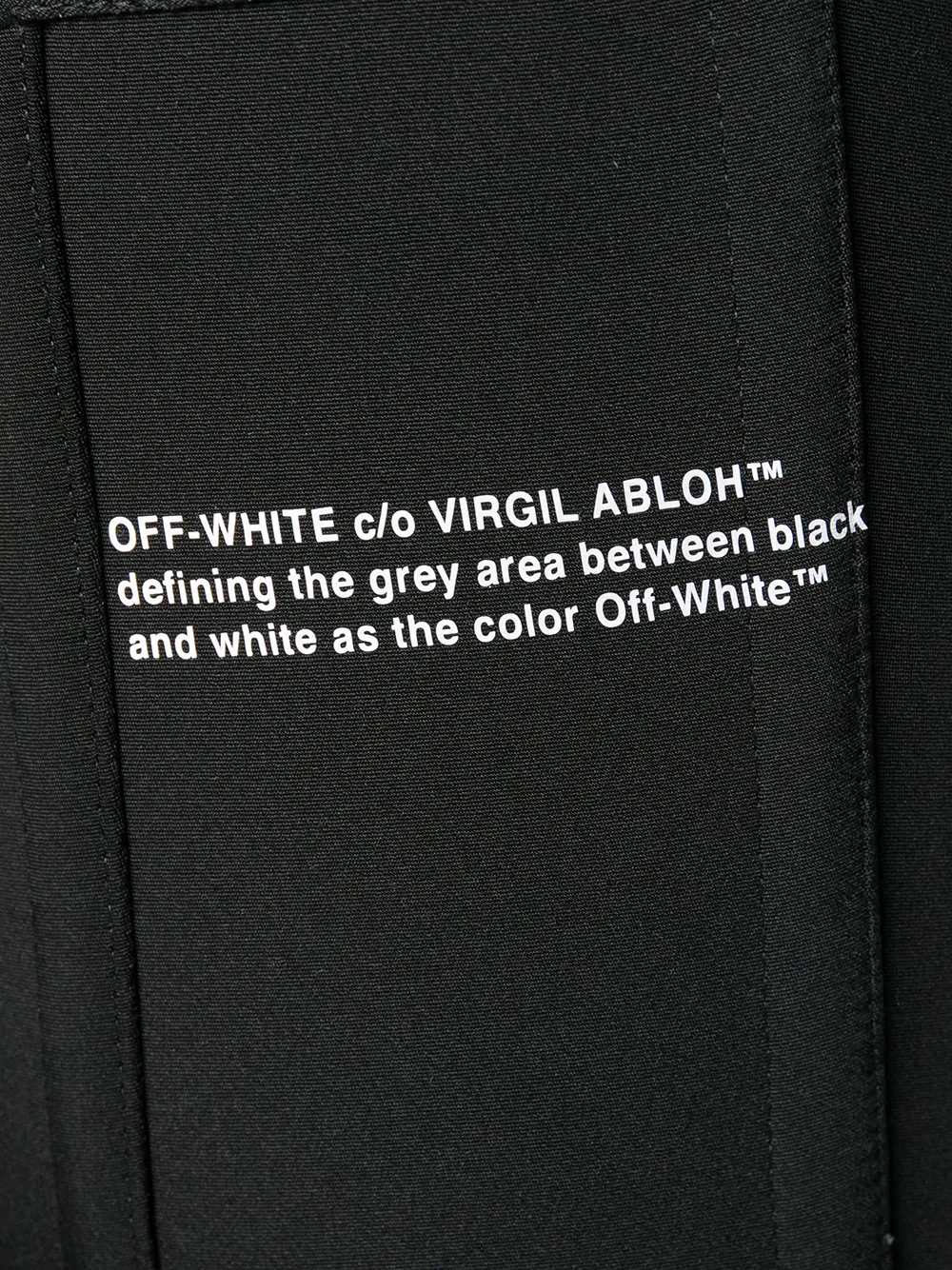 Off-White cupless corset top Zwart