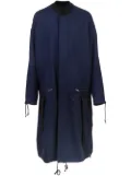 Haider Ackermann long shawl coat - Black
