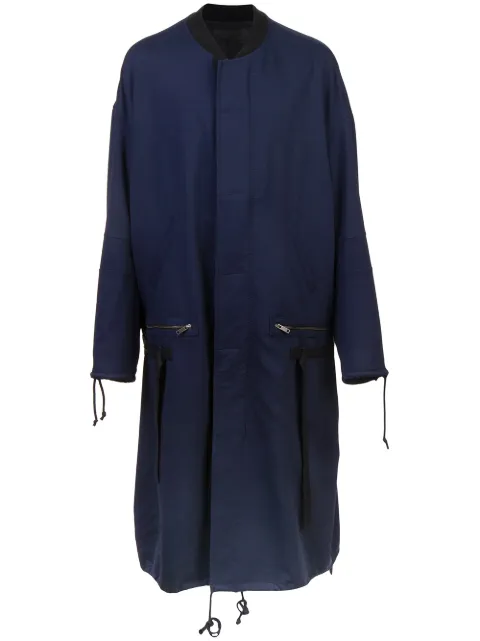 Haider Ackermann длинное пальто с воротником-шалькой