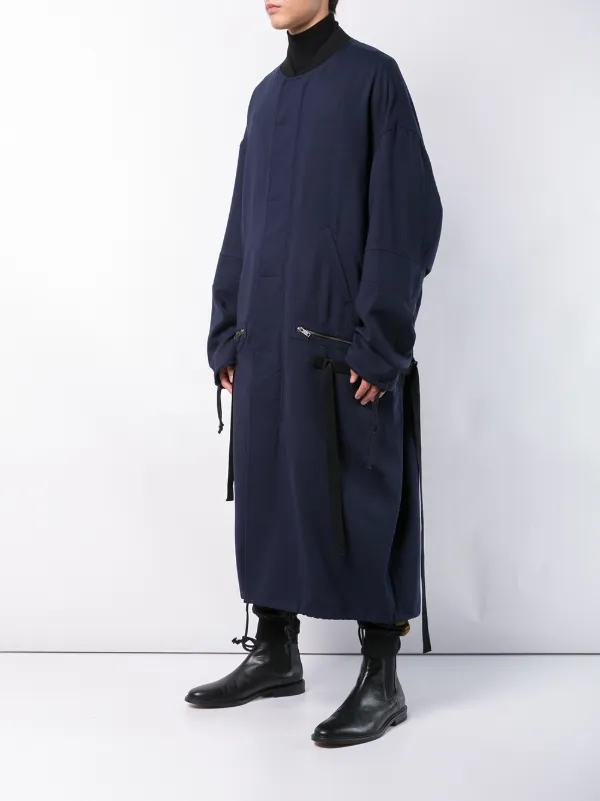 Haider Ackermann Long Shawl Coat | Black | FARFETCH