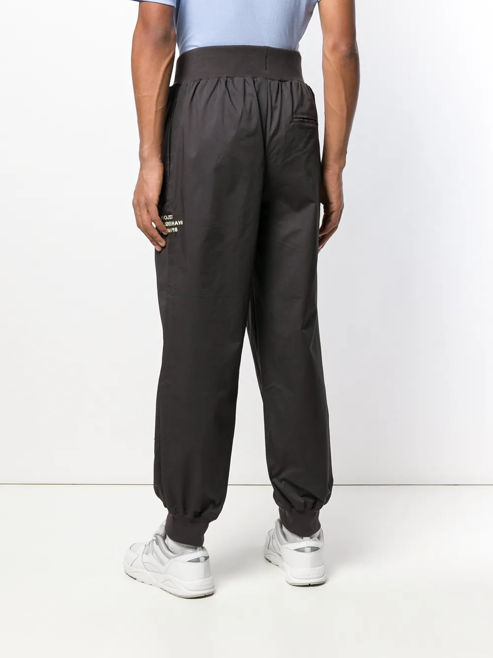 PUMA elasticated waist track pants Zwart