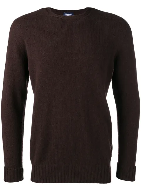 Drumohr Knitted Jumper - Brown In Brown