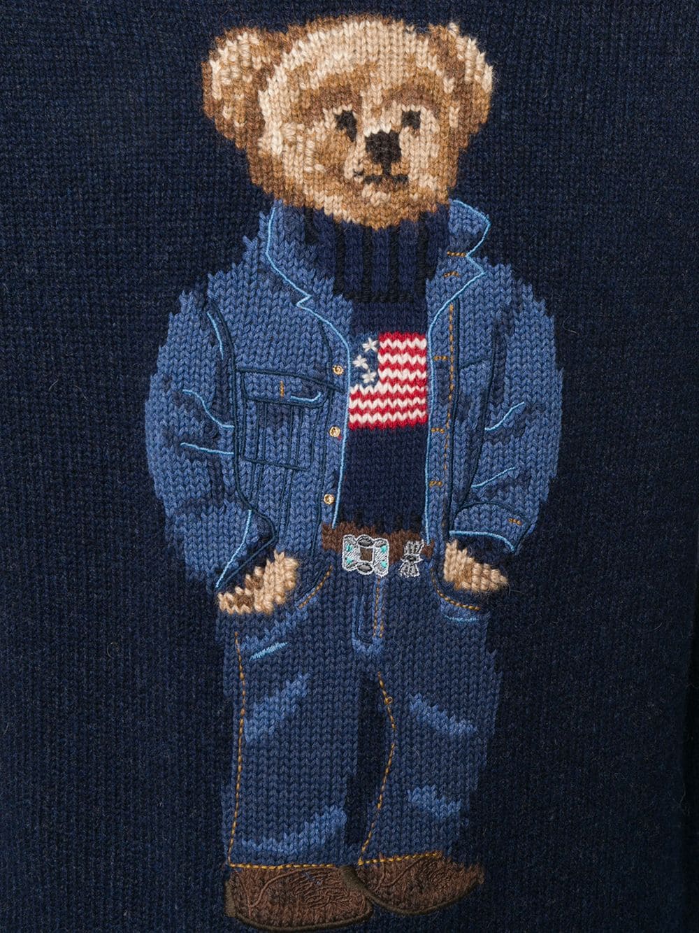 ralph lauren teddy bear knit