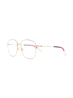 gucci eyewear hexagonal frame glasses