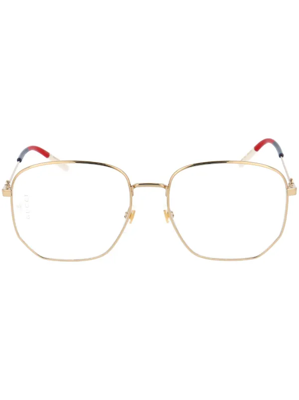 Gucci hexagon frame glasses on sale