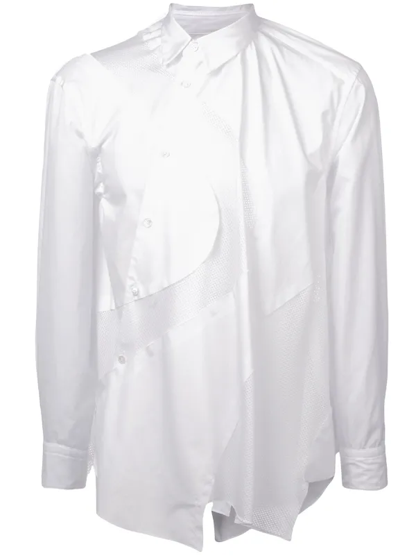 comme des garcons homme plus asymmetric shirt