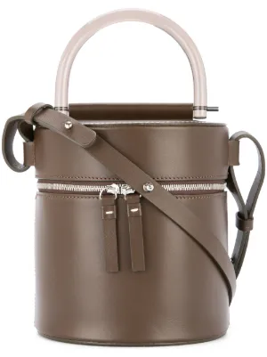 Women S Building Block Luxury Accessories Farfetch Building Block Drum Bucket Bag