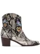 Image 1 of Sophia Webster multicoloured Shelby 50 snake print leather cowboy boots