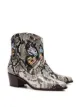 Image 2 of Sophia Webster multicoloured Shelby 50 snake print leather cowboy boots