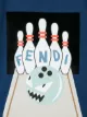 Fendi Kids logo Bag Bugs bowling print top