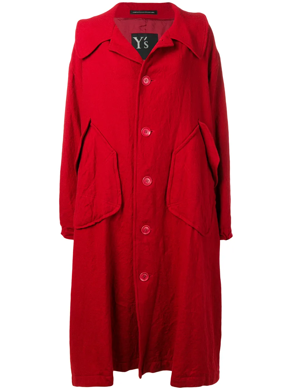 Y's single breasted coat