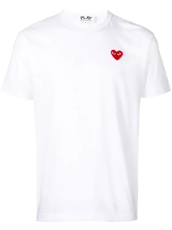 Comme Des Garcons Play Heart Logo T Shirt Ss20 Farfetch Com