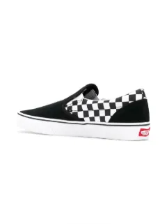 vans slip on tiger check